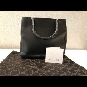 Black Gucci Leather Purse
